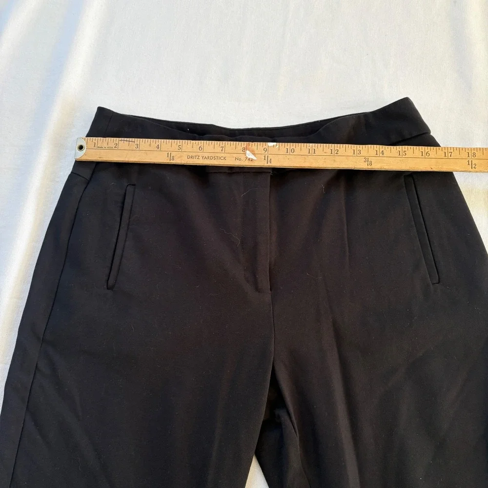 Nine West Black Cropped Dress Pants Womens‎ 12 Straight Leg Workwear 731M7E1422M - Picture 10 of 11